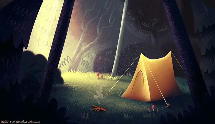 Our Little Yellow Tent